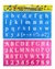 Regla con matriz de letras