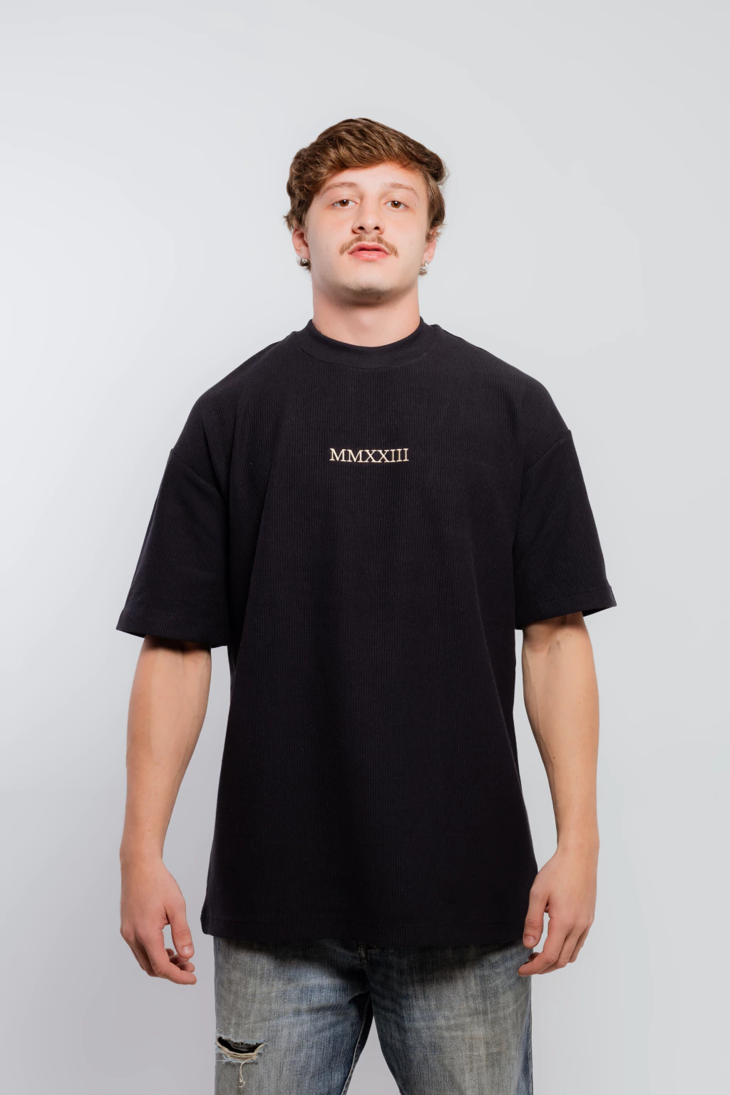 Camiseta Oversized Canelada GÊNESIS
