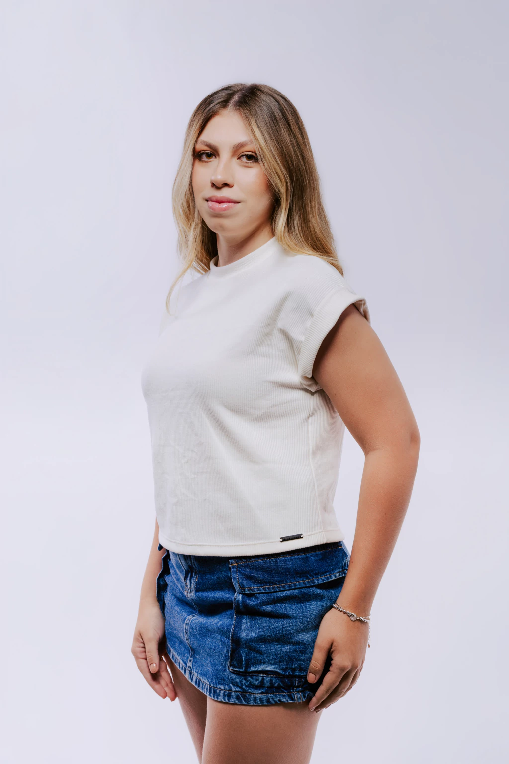 T-SHIRT BOXY OFF WHITE