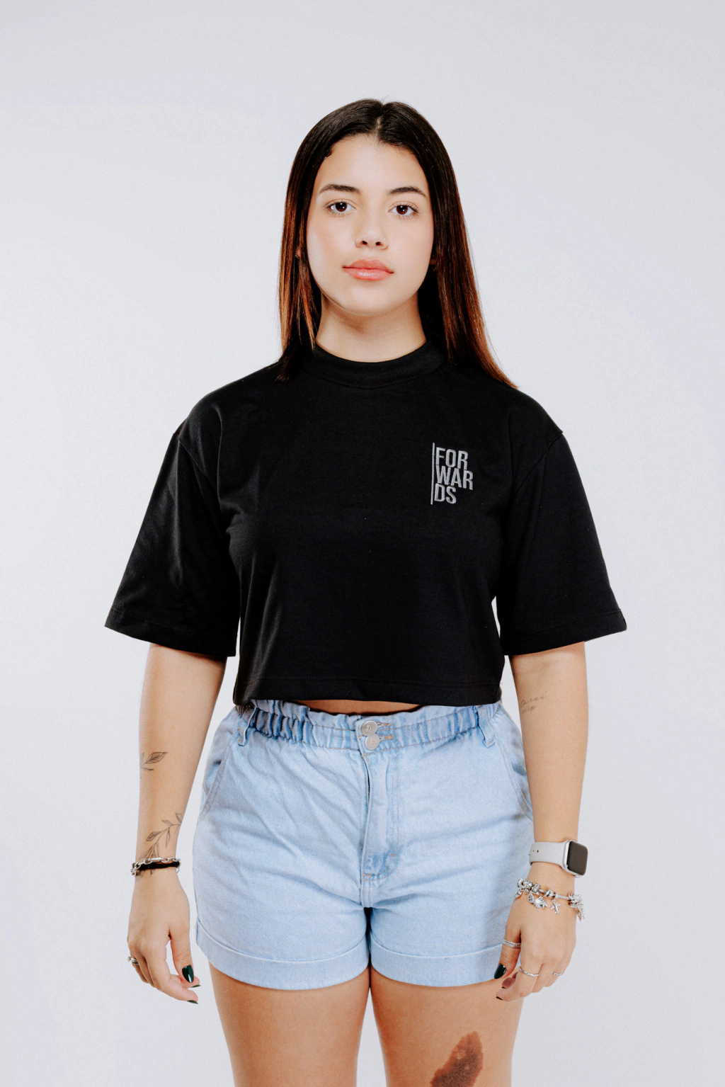 Cropped Oversized
