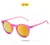 Óculos de sol oval para mulheres designer retro moda femenina na internet