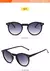 Imagem do Óculos de sol oval para mulheres designer retro moda femenina