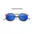 Óculos de sol oval para mulheres designer retro moda femenina - Tulipa Negra Fashion