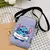 Disney-Lilo e Stitch Bolsa Crossbody para Mulheres, Lona, Pequena perfeita