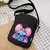 Disney-Lilo e Stitch Bolsa Crossbody para Mulheres, Lona, Pequena perfeita
