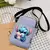 Disney-Lilo e Stitch Bolsa Crossbody para Mulheres, Lona, Pequena perfeita - Tulipa Negra Fashion