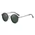 Imagem do Óculos polarizados para homens e mulheres, metal redondo, óculos de sol retrô, óculos clássicos, design de luxo, UV400 Shades