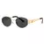 Imagem do Oval Metal Óculos de sol para homens e mulheres, óculos UV400, marca de luxo, unisex, elegante, óculos de sol