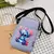 Disney-Lilo e Stitch Bolsa Crossbody para Mulheres, Lona, Pequena perfeita