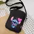 Disney-Lilo e Stitch Bolsa Crossbody para Mulheres, Lona, Pequena perfeita