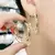 Moda feminina joia de três camadas brincos redondos romântico dia dos namorado - loja online