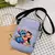 Disney-Lilo e Stitch Bolsa Crossbody para Mulheres, Lona, Pequena perfeita na internet