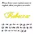 Colar com nome personalizado para mulheres, pingente carta cursiva personalizada - Tulipa Negra Fashion