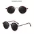 Óculos polarizados para homens e mulheres, metal redondo, óculos de sol retrô, óculos clássicos, design de luxo, UV400 Shades - Tulipa Negra Fashion