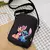 Disney-Lilo e Stitch Bolsa Crossbody para Mulheres, Lona, Pequena perfeita - Tulipa Negra Fashion