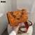 bolsas de ombro padrão de pedra, couro PU - comprar online