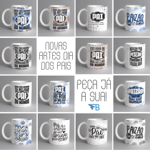Caneca Branca - DIA DOS PAIS - comprar online
