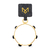 Bracelete Click Charm - Obsidiana Preta - Coleção Click Charms
