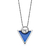 Colar Vértice - Quartzo Azul Anil - Coleção Drops - loja online