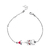 Pulseira Arrow Heart - Feldspato Vermelho - Coleção Flor e Ser Amor - comprar online