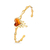 Pulseira Desejo - Resina Caramelo - Coleção Flor e Ser Amor - comprar online