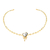 Colar Choker Fervor - Ágata Cinza Metalizado - Coleção Flor e Ser Amor - comprar online