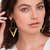 Brinco Two Pieces - Obsidiana Preta - Coleção Geometric - comprar online