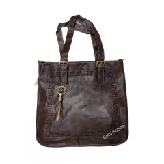 Bolsa Feminina Grande Ombro Com Chaveiro Alça Transversal Tiracolo Importado Ref. 5028 - comprar online