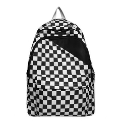 Mochila Bolsa Escolar Unissex Básica Xadrez Ref. 5006 - loja online