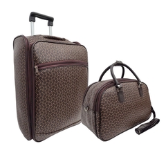 Imagem do Kit Conjunto Mala de Viagem com Bolsa de Mão Padrão Bordo 10KG Ref. 55