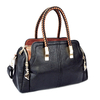 Bolsa Feminina Baú Média Alça De Mão e Transversal Couro Sintético Ref. 3002