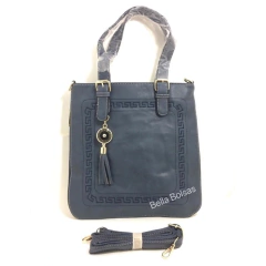 Bolsa Feminina Grande Ombro Com Chaveiro Alça Transversal Tiracolo Importado Ref. 5028 - comprar online
