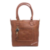 Bolsa Feminina Quadrada Grande de Ombro Com Chaveiro Alça Transversal Couro Sintético Ref. 022