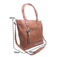 Bolsa Quadrada Grande de Ombro Alça Transversal Ref. 022 - Bella YY