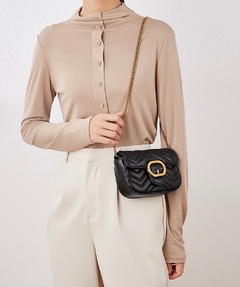 Bolsa Feminina Mini bag Transversal Alça de Corrente Bolsa de Festa Ref. 113