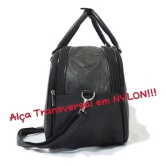 Bolsa Mala De Mão Viagem de Bordo Couro Sintético Ref. 33 - comprar online