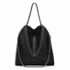 Bolsa Stella Grande Camurça De Ombro Com Alça De Corrente + Chaveiro de Brinde - Bella YY