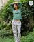 Pijama Remera Bombita Aqua Pima en internet