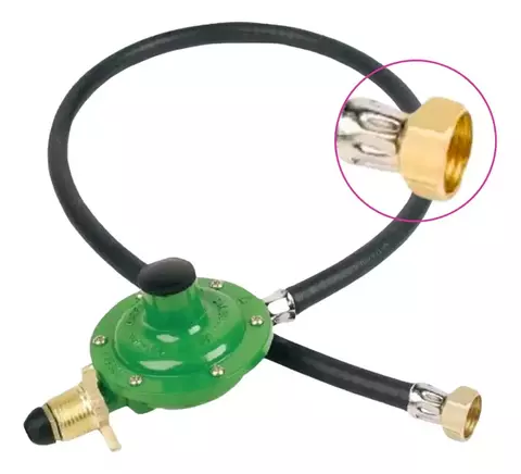 REGULADOR DE GAS BROGAS CON MANGUERA DE 1 METRO