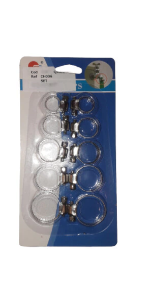 RONSON: ABRAZADERA KIT 5 MEDIDAS X 2 BLISTERS