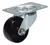 (AP21) BRONZEN RUEDA DE GOMA CON BASE GIRATORIA 25 MM