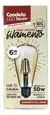 CANDELA: LAMPARA FILAMENTO VINTAGE TUBULAR 6 W X 5 UNID - comprar online