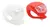 RENACER: LUZ BICI DE SILICONA PAR ROJA Y BLANCA (1 BLISTER) - comprar online