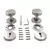 BRONZEN: POMO PLANO 50 MM DESPLAZADO DOBLE BALANCIN DE ACERO INOXIDABLE - comprar online