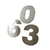 RADEM: NUMEROS / LETRAS ACERO INOXIDABLE 80 MM - comprar online