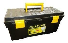 FULL PLAST: CAJA DE HERRAMIENTAS LARGA (19") CON BANDEJA