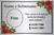 Placa Túmulo / Lápide / Homenagem aço inox escovado 15x25cm impressão Colorida na internet