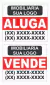 Placas Imobiliárias Poliondas 3mm 60x40cm 50unid
