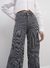 Jean rayado trace navy - comprar online