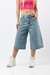 BERMUDA BAGGY RIGIDO celeste nevado - comprar online